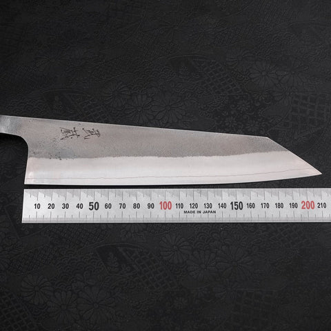 Kiritsuke SKD11 Nashiji Buffalo Ebony Handle 210mm-[Musashi]-[Japanese-Kitchen-Knives]