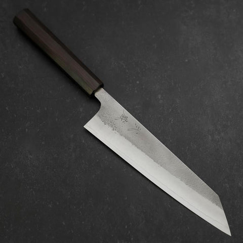 Kiritsuke SKD11 Nashiji Ebony Handle 210mm-[Musashi]-[Japanese-Kitchen-Knives]