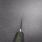 Kiritsuke SLD Polished Green Urushi Handle 240mm (9.4”)-[Musashi]-[Japanese-Kitchen-Knives]