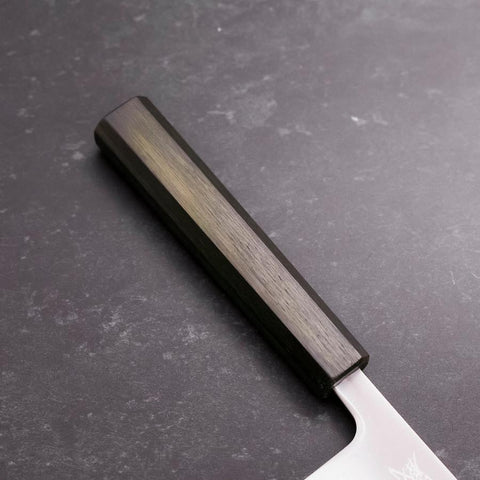 Kiritsuke SLD Polished Green Urushi Handle 240mm (9.4”)-[Musashi]-[Japanese-Kitchen-Knives]