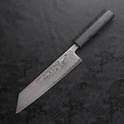 Kiritsuke SLD Wave Nickel Damascus Black Ishime Urushi Handle 210mm-[Musashi]-[Japanese-Kitchen-Knives]