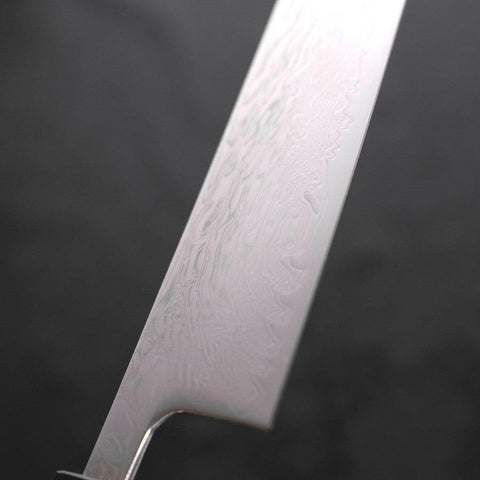 Kiritsuke SLD Wave Nickel Damascus Black Ishime Urushi Handle 210mm-[Musashi]-[Japanese-Kitchen-Knives]