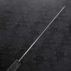 Kiritsuke SLD Wave Nickel Damascus Black Ishime Urushi Handle 210mm-[Musashi]-[Japanese-Kitchen-Knives]