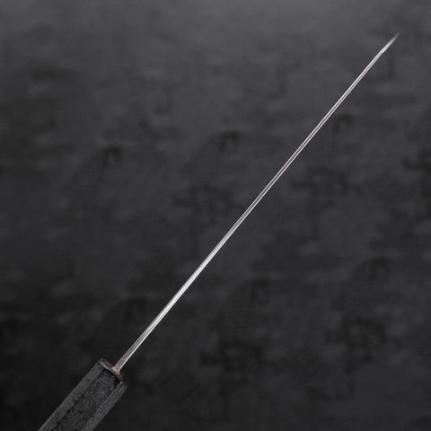 Kiritsuke SLD Wave Nickel Damascus Black Ishime Urushi Handle 210mm-[Musashi]-[Japanese-Kitchen-Knives]