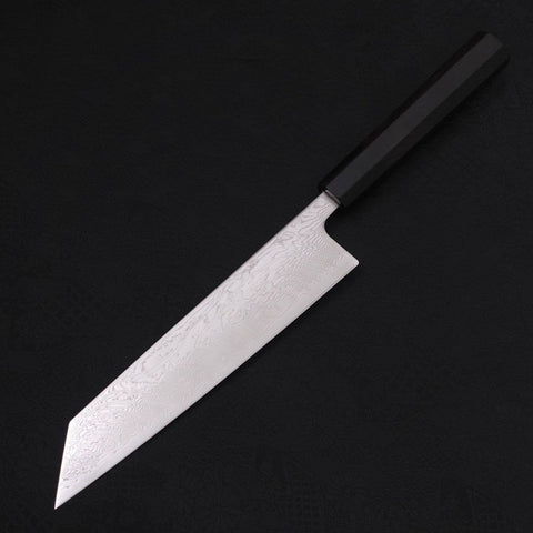 Kiritsuke SLD Damasco Níquel Ondulado Mango de Ébano con Cuerno de Búfalo 210 mm