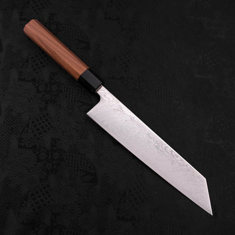 Kiritsuke SLD Wave Nickel Damascus Walnut Handle 210mm-[Musashi]-[Japanese-Kitchen-Knives]