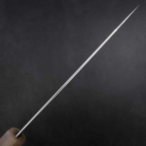 Kiritsuke Silver Steel #3 Bokashi Double Buffalo Capped Magnolia Handle 195mm-[Musashi]-[Japanese-Kitchen-Knives]