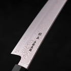 Kiritsuke Silver Steel #3 Damascus Buffalo Teak Handle 210mm-[Musashi]-[Japanese-Kitchen-Knives]