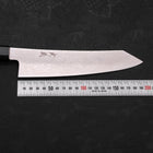 Kiritsuke Silver Steel #3 Damascus Buffalo Teak Handle 210mm-[Musashi]-[Japanese-Kitchen-Knives]