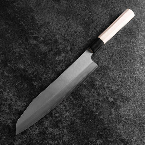 Kiritsuke Silver Steel #3 Kasumi Buffalo Magnolia Handle 240mm (9.4”)-[Musashi]-[Japanese-Kitchen-Knives]
