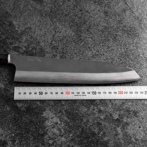 Kiritsuke Silver Steel #3 Kasumi Buffalo Magnolia Handle 240mm (9.4”)-[Musashi]-[Japanese-Kitchen-Knives]
