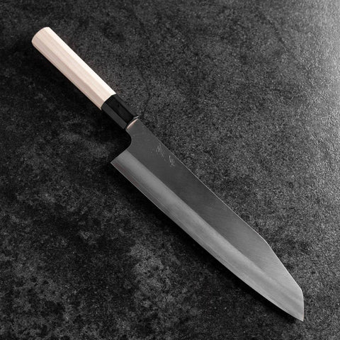 Kiritsuke Silver Steel #3 Kasumi Buffalo Magnolia Handle 240mm (9.4”)-[Musashi]-[Japanese-Kitchen-Knives]