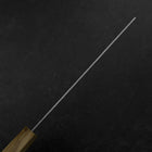 Kiritsuke Silver Steel #3 Nashiji Olive Handle 210mm (8.3”)-[Musashi]-[Japanese-Kitchen-Knives]
