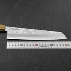 Kiritsuke Silver Steel #3 Nashiji Olive Handle 210mm (8.3”)-[Musashi]-[Japanese-Kitchen-Knives]