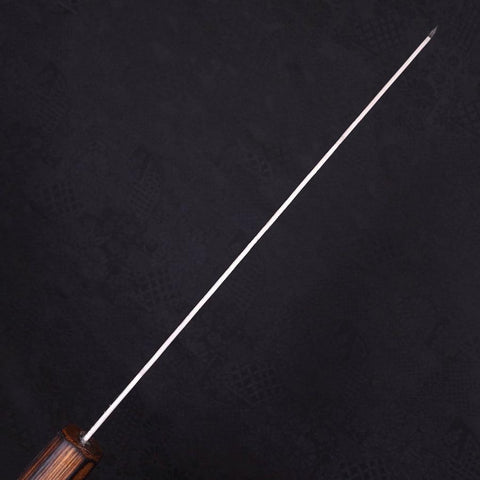 Kiritsuke Silver Steel #3 Nashiji Sumi Urushi Handle 240mm-[Musashi]-[Japanese-Kitchen-Knives]