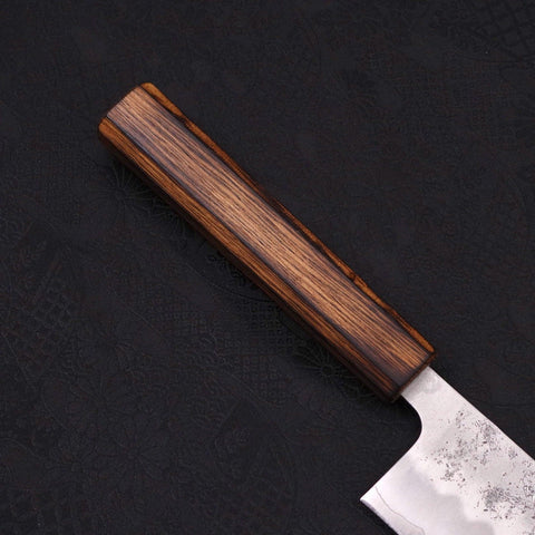 Kiritsuke Silver Steel #3 Nashiji Sumi Urushi Handle 240mm-[Musashi]-[Japanese-Kitchen-Knives]