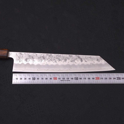 Kiritsuke Silver Steel #3 Nashiji Sumi Urushi Handle 240mm-[Musashi]-[Japanese-Kitchen-Knives]