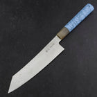 Kiritsuke Silver Steel #3 Nickel Damascus Buffalo Turquoise Handle 210mm-[Musashi]-[Japanese-Kitchen-Knives]