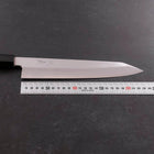 Kiritsuke Silver Steel #3 Polished Buffalo Ebony Handle 230mm-[Musashi]-[Japanese-Kitchen-Knives]