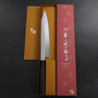Kiritsuke Silver Steel #3 Polished Buffalo Ebony Handle 230mm-[Musashi]-[Japanese-Kitchen-Knives]