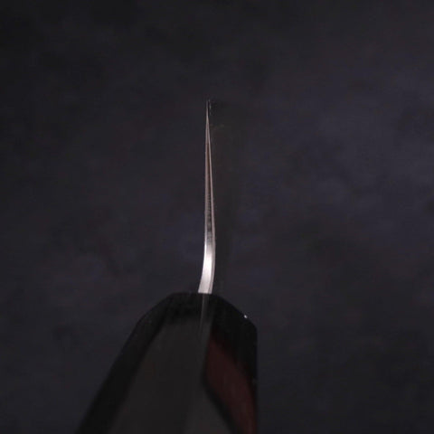 Kiritsuke Silver Steel #3 Polished Buffalo Magnolia Handle 210mm-[Musashi]-[Japanese-Kitchen-Knives]
