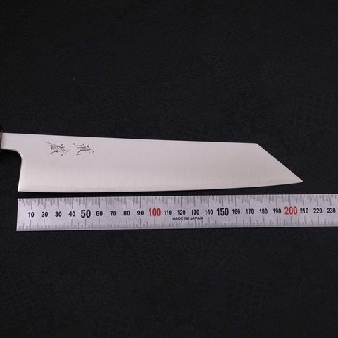 Kiritsuke Silver Steel #3 Polished Buffalo Magnolia Handle 210mm-[Musashi]-[Japanese-Kitchen-Knives]