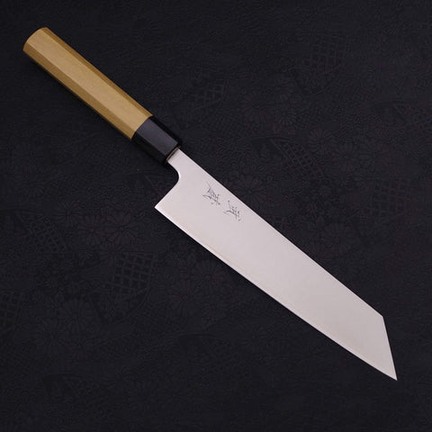 Kiritsuke Silver Steel #3 Polished Buffalo Magnolia Handle 210mm-[Musashi]-[Japanese-Kitchen-Knives]