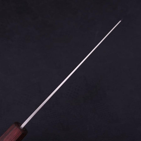 Kiritsuke Silver Steel #3 Pulido Mango Urushi Morado 210mm