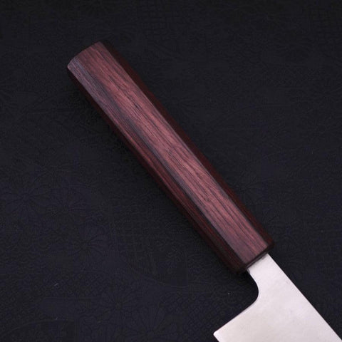 Kiritsuke Silver Steel #3 Pulido Mango Urushi Morado 210mm