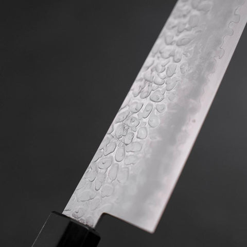 Kiritsuke Silver Steel #3 Tsuchime Walnut Handle 170mm-[Musashi]-[Japanese-Kitchen-Knives]