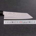 Kiritsuke Silver Steel #3 Tsuchime Walnut Handle 170mm-[Musashi]-[Japanese-Kitchen-Knives]