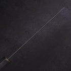 Kiritsuke Stainless Clad Blue Super Kurouchi Tsuchime Buffalo Magnolia Handle 240mm-[Musashi]-[Japanese-Kitchen-Knives]