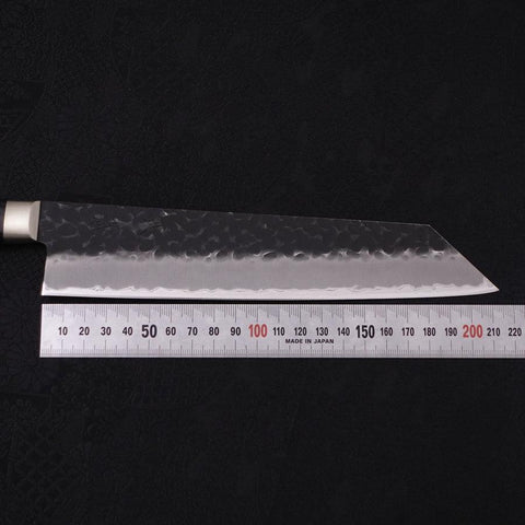 Kiritsuke Revestimiento de Acero Inoxidable Blue Super Kurouchi Tsuchime Mango Occidental 210mm