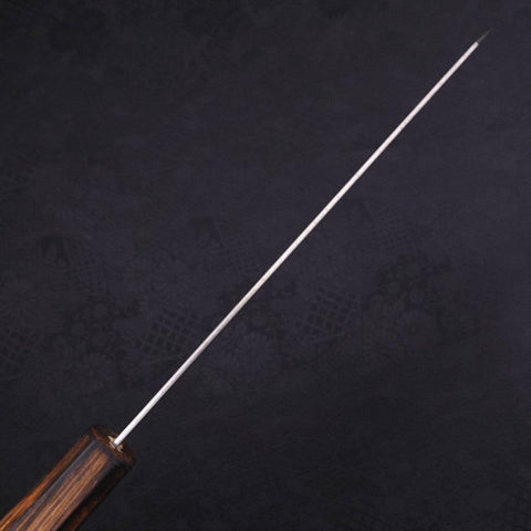 Kiritsuke Stainless Clad Blue Super Polished Sumi Urushi Handle 210mm-[Musashi]-[Japanese-Kitchen-Knives]