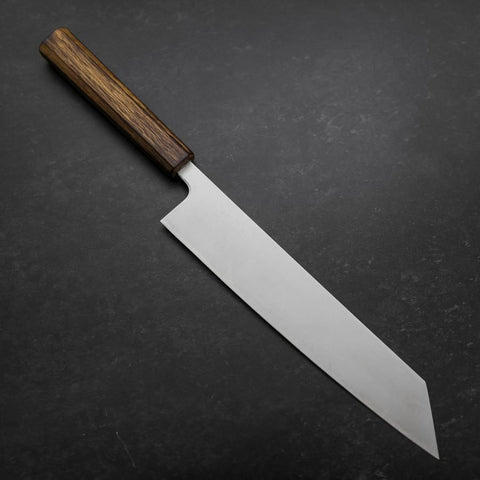 Kiritsuke Stainless Clad Blue Super Polished Sumi Urushi Handle 240mm-[Musashi]-[Japanese-Kitchen-Knives]