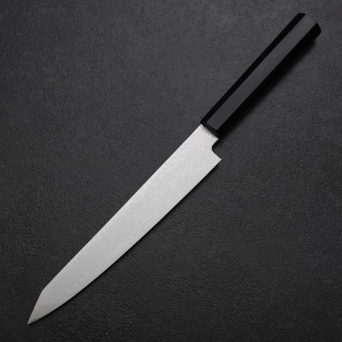 Kiritsuke Sujihiki VG-10 Damascus Ebony Handle 175mm-[Musashi]-[Japanese-Kitchen-Knives]