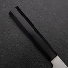 Kiritsuke Sujihiki VG-10 Damascus Ebony Handle 175mm-[Musashi]-[Japanese-Kitchen-Knives]