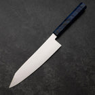 Kiritsuke VG-10 Damascus Blue Birch Handle 210mm (8.3”)-[Musashi]-[Japanese-Kitchen-Knives]