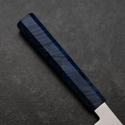 Kiritsuke VG-10 Damascus Blue Birch Handle 210mm (8.3”)-[Musashi]-[Japanese-Kitchen-Knives]