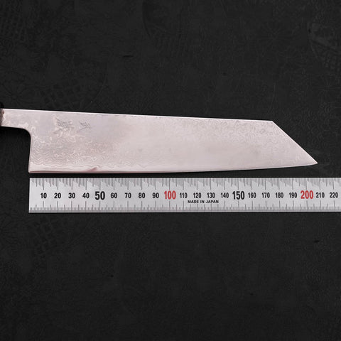 Kiritsuke VG-10 Damascus Buffalo Ebony Handle 210mm-[Musashi]-[Japanese-Kitchen-Knives]