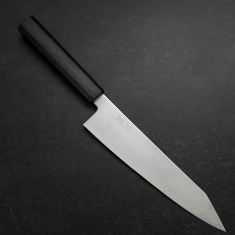 Kiritsuke VG-10 Damascus Dark Blue Urushi Handle 210mm-[Musashi]-[Japanese-Kitchen-Knives]