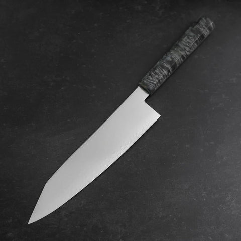 Kiritsuke VG-10 Damascus Gray Birch Handle 210mm-[Musashi]-[Japanese-Kitchen-Knives]