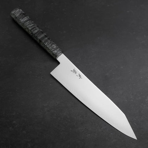 Kiritsuke VG-10 Damascus Gray Birch Handle 210mm-[Musashi]-[Japanese-Kitchen-Knives]