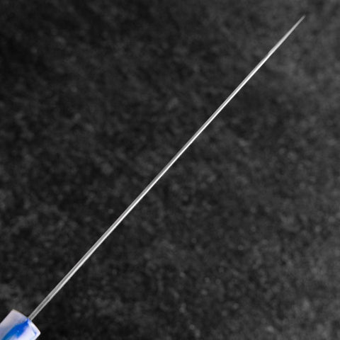 Kiritsuke VG-10 Damascus Ocean Blue-White Mix Handle 210mm (8.3”)-[Musashi]-[Japanese-Kitchen-Knives]