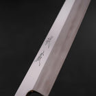 Kiritsuke VG-10 Mirror Buffalo Ebony Handle 240mm-[Musashi]-[Japanese-Kitchen-Knives]