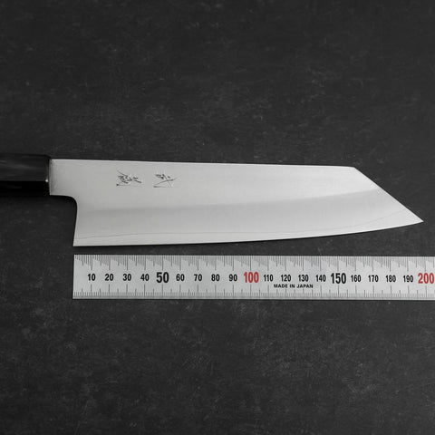Kiritsuke VG-10 Polished Buffalo Ebony Handle 200mm-[Musashi]-[Japanese-Kitchen-Knives]
