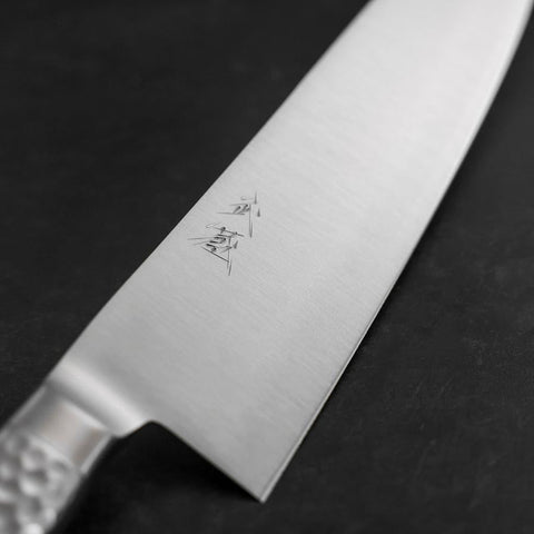 Kiritsuke VG-5 Polished Western Stainless Handle 195mm-[Musashi]-[Japanese-Kitchen-Knives]
