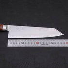 Kiritsuke VG-5 Stainless Tsuchime Western Mahogany Handle 190mm (7.5”)-[Musashi]-[Japanese-Kitchen-Knives]