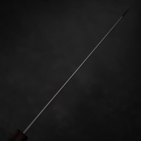 Kiritsuke White Steel #1 Polished Sumi Urushi Handle 240mm (9.4”)-[Musashi]-[Japanese-Kitchen-Knives]