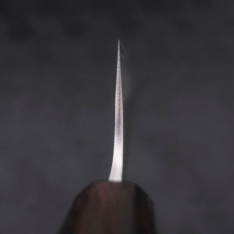 Kiritsuke White Steel #2 Nashiji Ebony Handle 210mm-[Musashi]-[Japanese-Kitchen-Knives]
